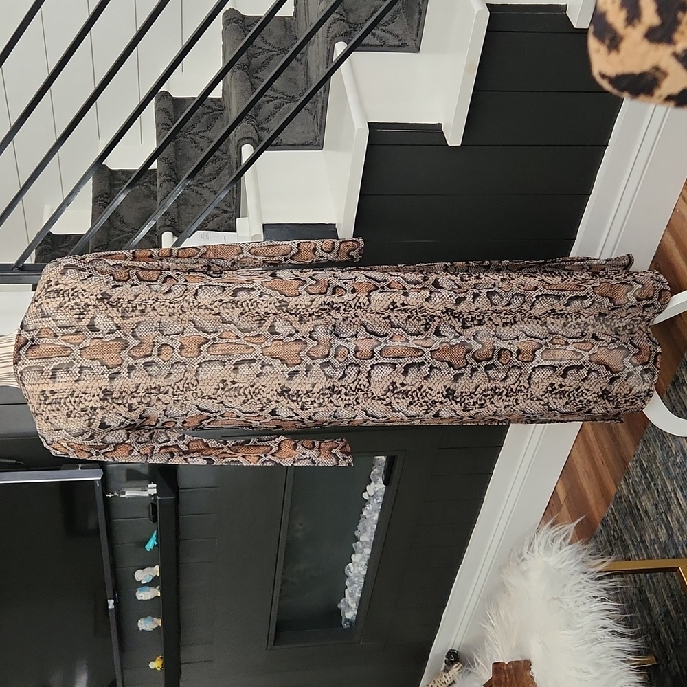 Windsor Snake Print Duster Cardigan - Picture 5 of 8